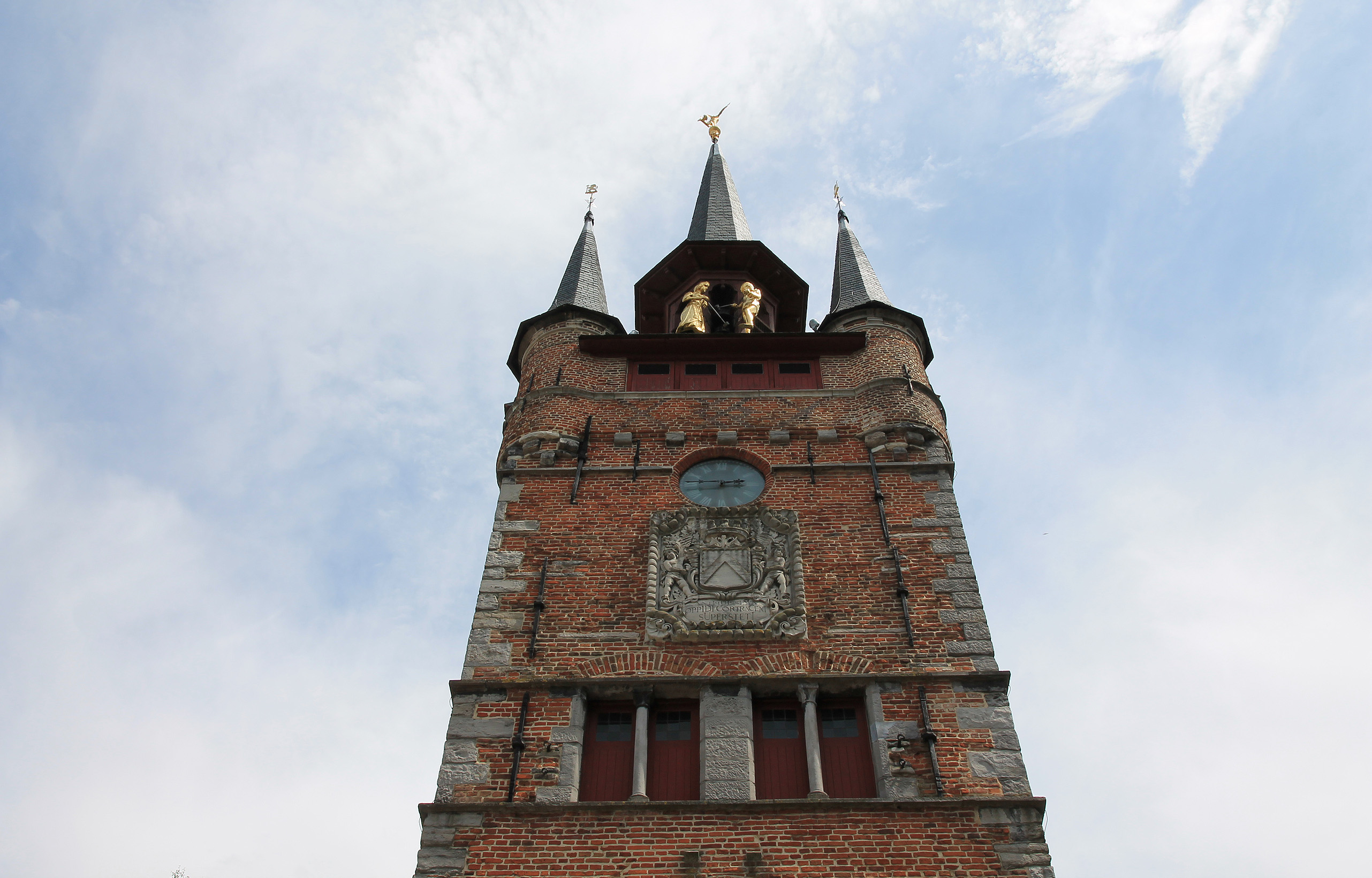 Top of the belfry of Kortrijk.