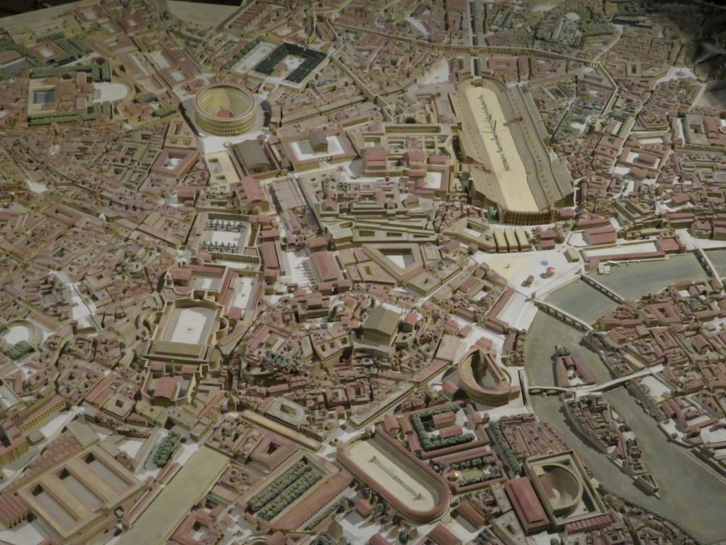 Scale model of ancient Rome.